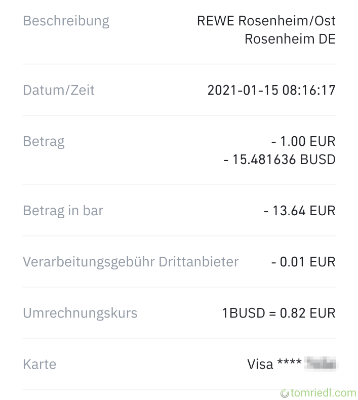 Zahlung bei REWE in der App