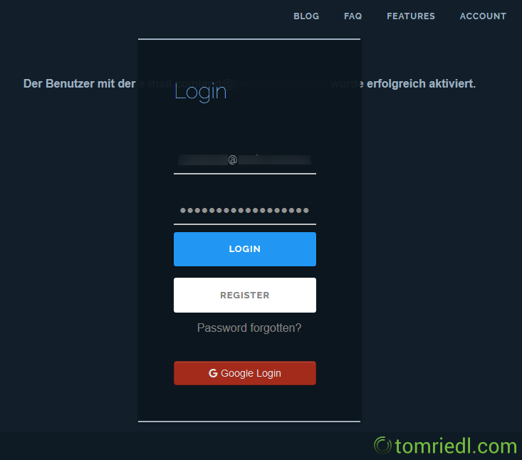 coinlend anleitung einloggen
