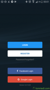 Coinlend Login über Facebook Google oder E-Mail